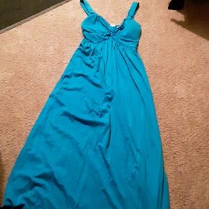 Blue maxi dress
